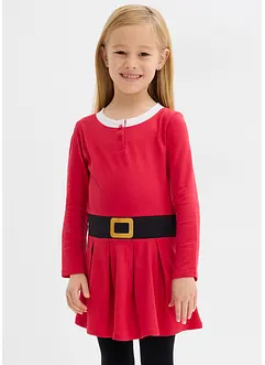 Robe de Noël fille en jersey, bonprix