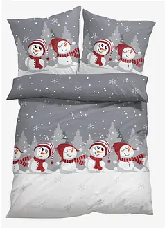 Parure de lit avec bonhomme de neige, bonprix