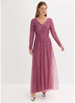Maxi- oder Abendkleid mit Pailletten, bonprix