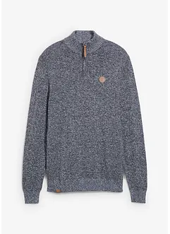 Troyer-Pullover mit reiner Baumwolle, bonprix