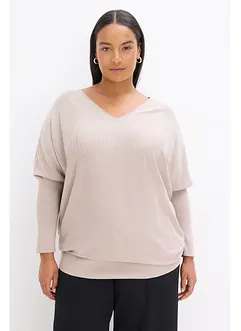 Feinstrickpullover mit Strass-Applikation, bonprix