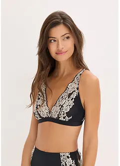 Bralette aus zweifarbiger Spitze, bonprix