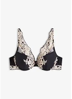 Soutien-gorge à coques en dentelle bicolore, bonprix