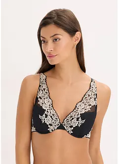 Schalen-BH aus zweifarbiger Spitze, bonprix
