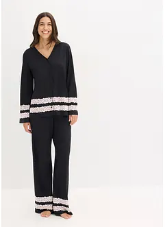 Pyjama aus softem Viskose-Mix, bonprix