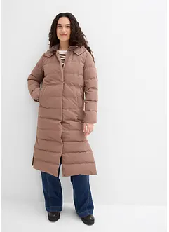 Doudoune longue et déperlante en duvet, bonprix