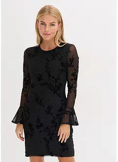 Minikleid mit Mesh, bonprix