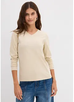 Figurbetontes Langarmshirt, bonprix