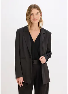 Oversize-Blazer aus Satin, bonprix