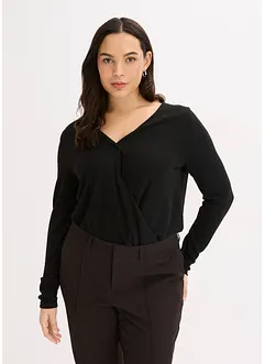 Body en viscose mélangée au tombé fluide, bonprix