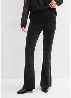 Legging évasé effet lurex, bonprix