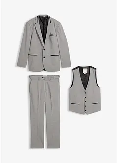 Costume 3 pièces, Regular Fit, bonprix