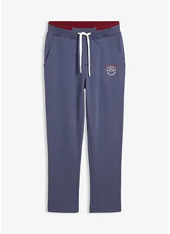 Jogginghose aus reiner Baumwolle mit sportiven Details, bonprix