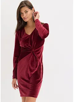 Robe courte en velours brillant, bonprix