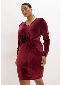 Robe courte en velours brillant, bonprix