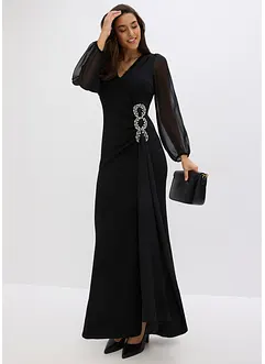 Maxikleid mit Strassstein-Applikation, bonprix