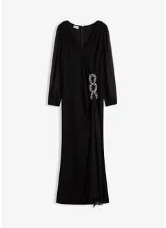 Robe longue avec application strass, bonprix