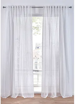 Vorhang mit Webstreifen (1er Pack), bonprix