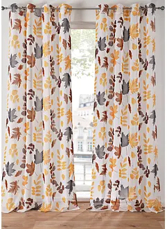 Voilage avec polyester recyclé (1 pce), bonprix