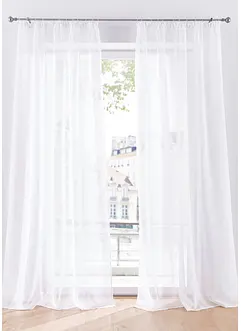 Voilage texturé avec polyester recyclé (1 pce.), bonprix