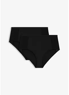 Lot de 2 culottes menstruelles en microfibre, flux modéré, bonprix