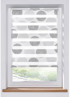 Doppelrollo mit Kreisen, bonprix