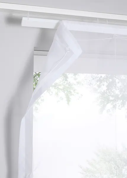 ESLIR Store Bateau Avec Bande Velcro - Rideau Opaque Pour Cuisine Et Salon - Avec Rail Velcro - Gris - 100 X 140 Cm - 1 Pièce