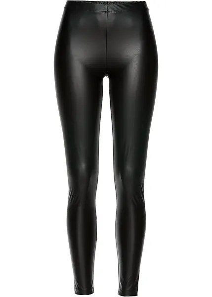 Legging enduit noir best sale