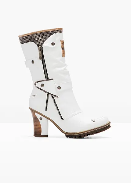 Bottes mustang blanche on sale