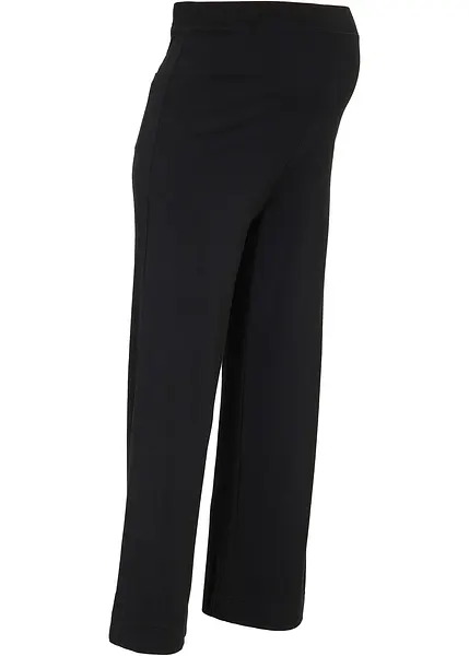 Pantalon de grossesse elegant avec viscose noir