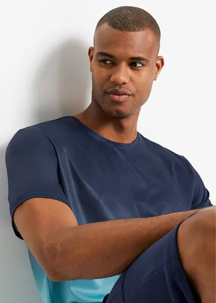 T-shirt D'entraînement à Manches Longues Pour Homme - Décontracté - Couleur Unie - Mode - Col Rond - Manches Longues - Haut Basique - Col Rond