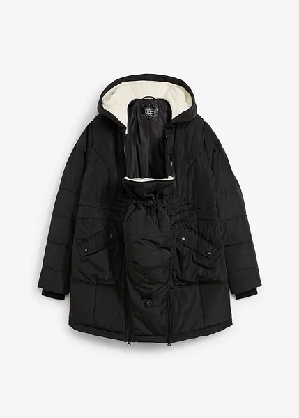 Kuschelige Jacke in Steppoptik aus recyceltem Polyester