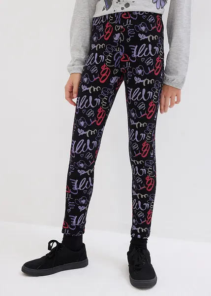 Superbe legging chaud fille avec un imprime cool