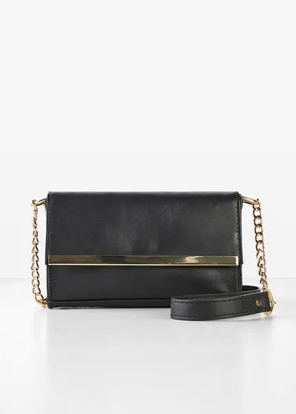 Pochette en cuir noir best sale