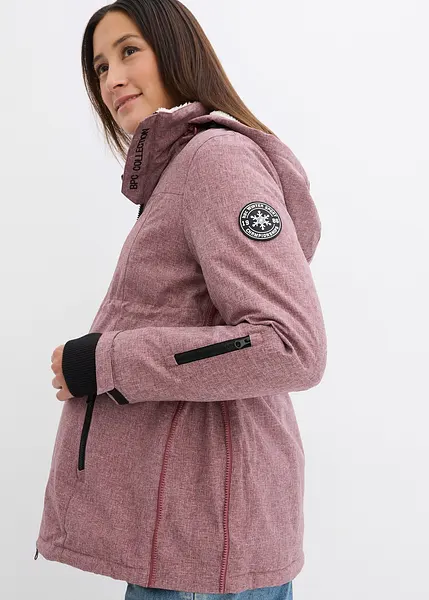 Kuschelig mit Teddyfleece gefütterte Jacke für die Schwangerschaft