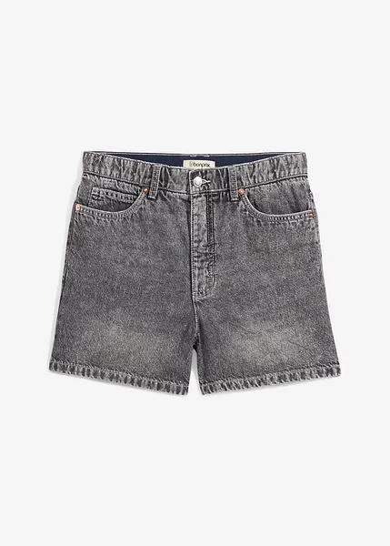 Hohe Jeans Shorts