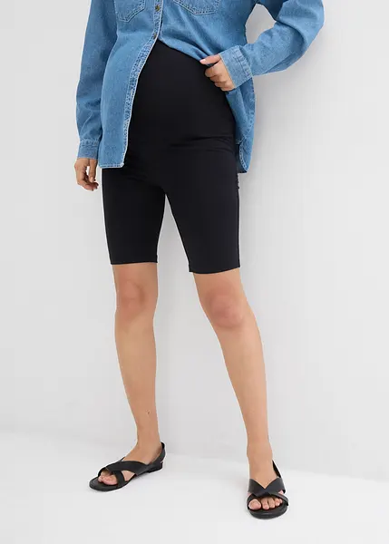 Bequeme Radlerhosen für die Schwangerschaft aus elastischem Jersey