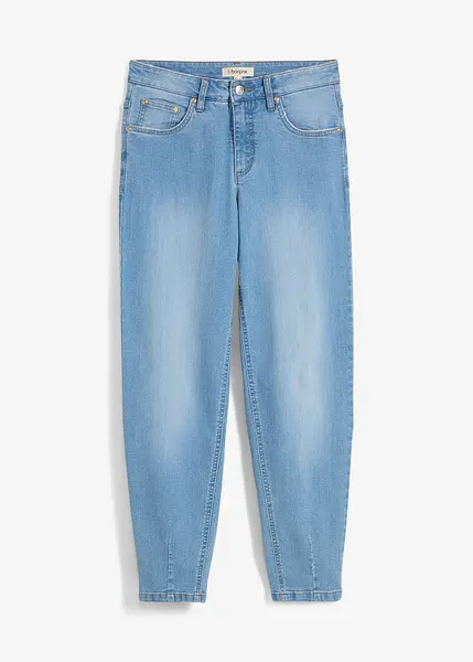 Lockere Stretch-Jeans in Barrel-Fit