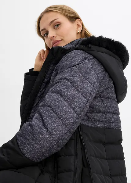 Mittelwarm wattierte Steppjacke für die Schwangerschaft und danach
