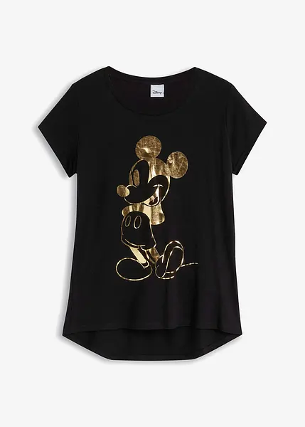 SAINT LAURENT PARIS / サンローランパリ | 2020SS | × Disney Mickey / ディズニー ミッキー プリント Tシャツ | S | ブラック | レディース サンローランパリ SAINT LAURENT PARIS SAINT LAURENT PARIS × Disney