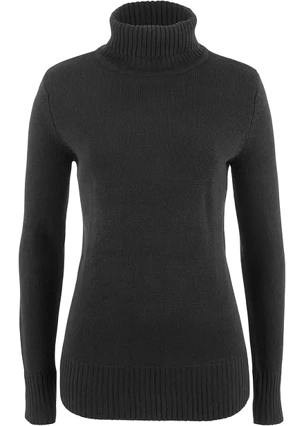 Pull col roulé basique