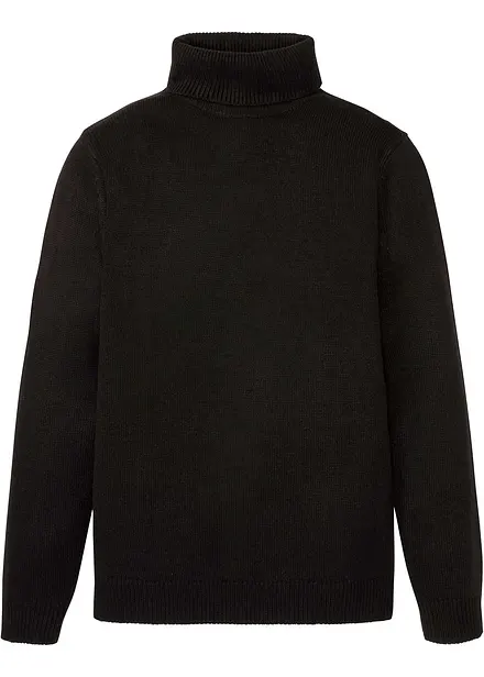 Pull col roulé