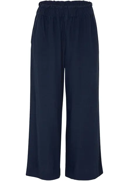 Leinen-Culotte, wadenlang
