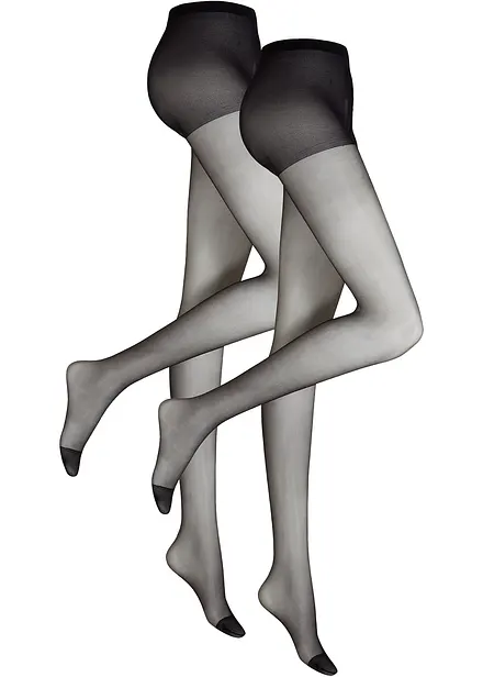 Lot de 2 collants 20den