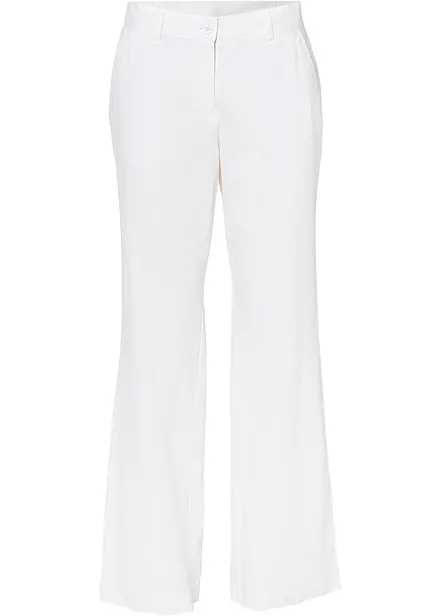 Webhose aus Leinen-Baumwoll-Mix