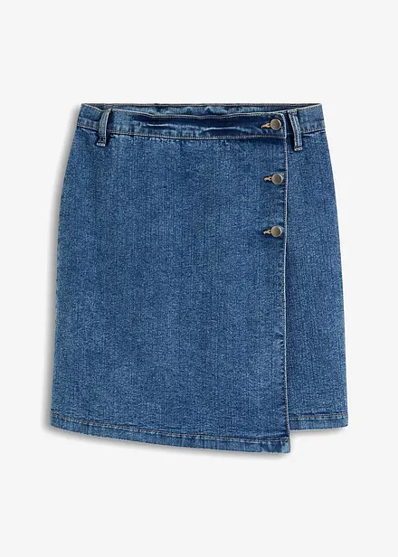 Jupe portefeuille en jean