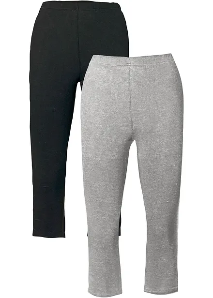 Lot de 2 leggings corsaire étroits