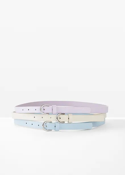 Lot de 3 ceintures
