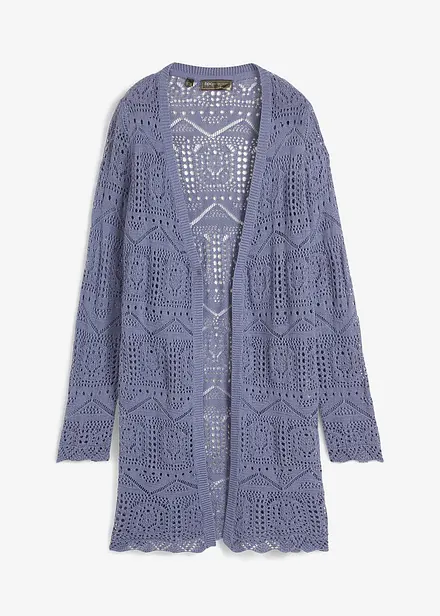 Ajour Longstrickjacke