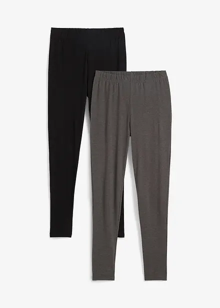 Lot de 2 leggings 100% coton